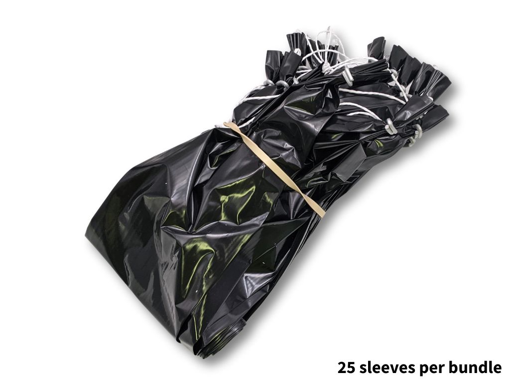 Black Pudding Skins Plain 110MM Lf, 50CM Clp/Loop