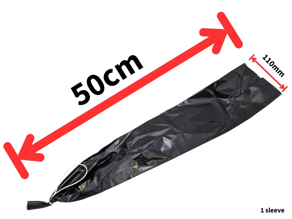 Black Pudding Skins Plain 110MM Lf, 50CM Clp/Loop