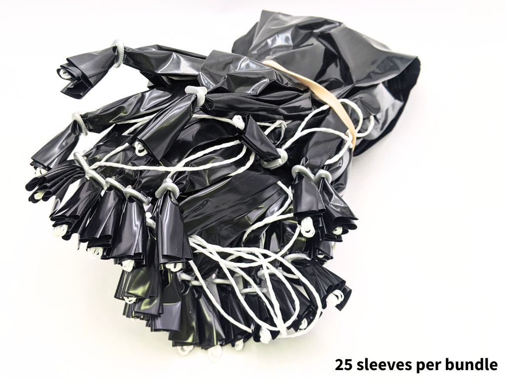 Black Pudding Skins Plain 110MM Lf, 50CM Clp/Loop