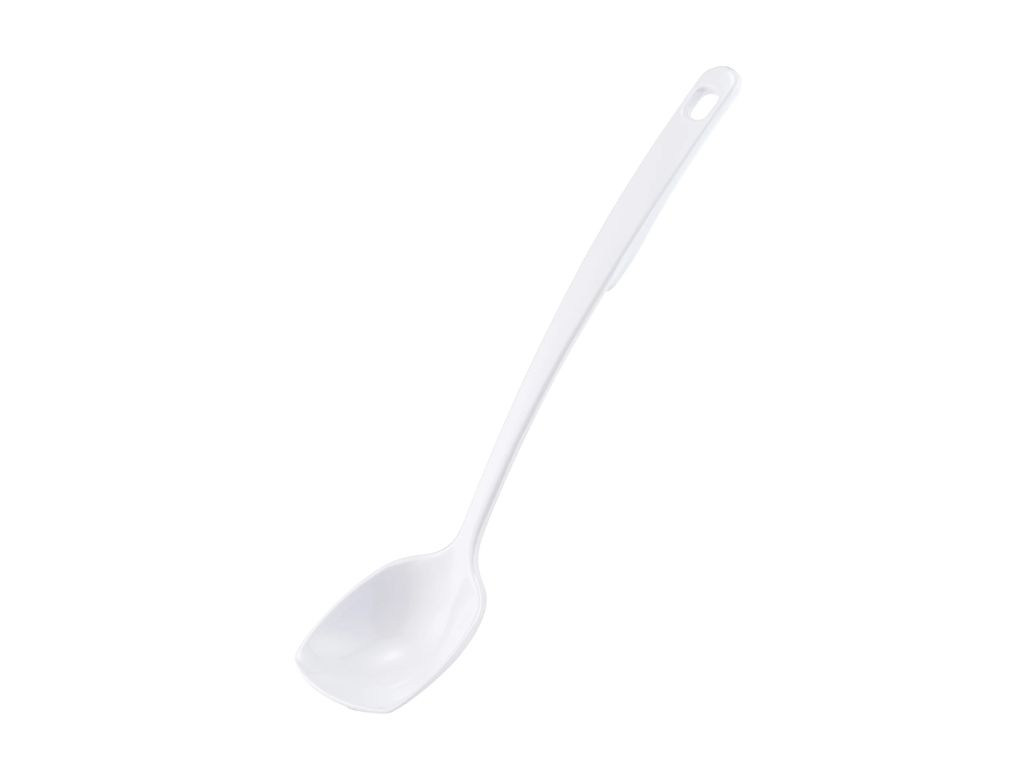WHITE MELAMINE SPOON 250MM