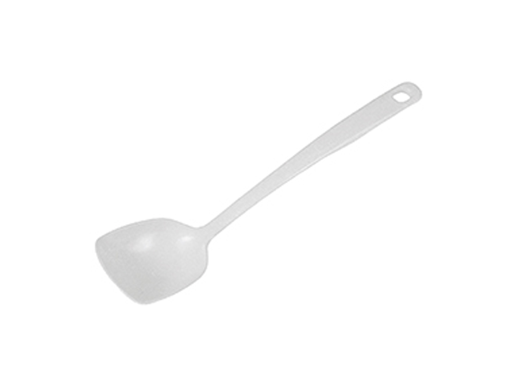 WHITE MELAMINE SPOON 310MM