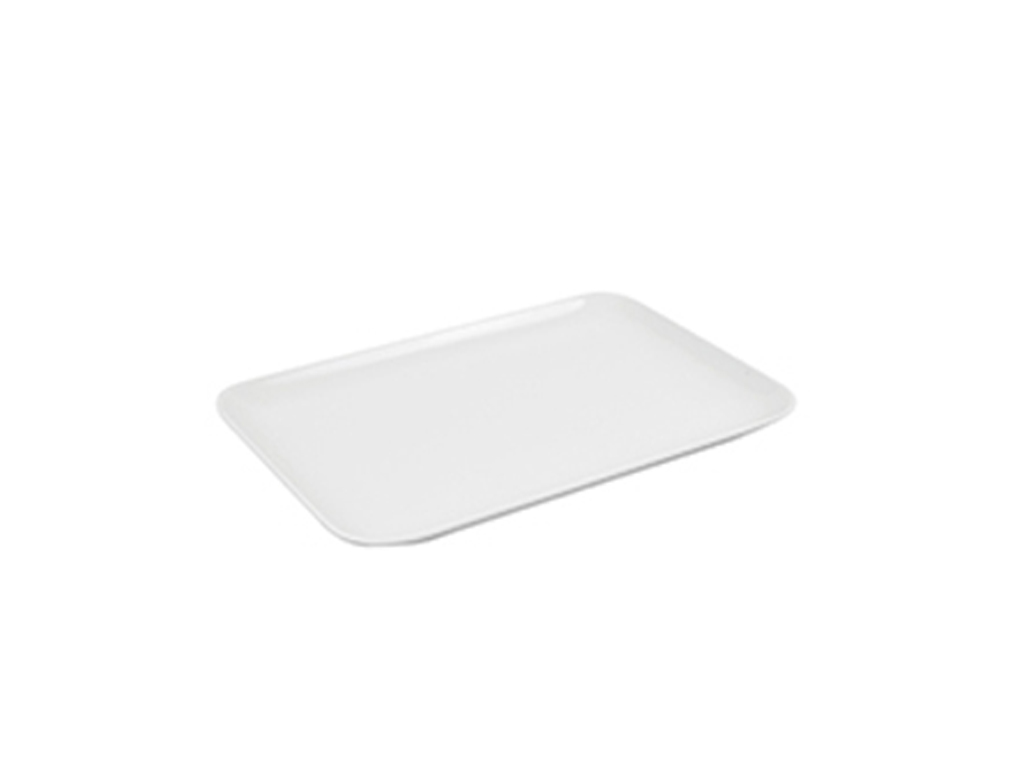 MELAMINE TRAY WHITE 160 X 240MM