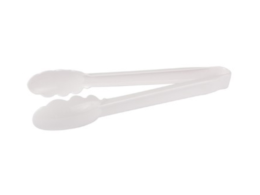 Serving Tongs White 230MM Polycarbonate