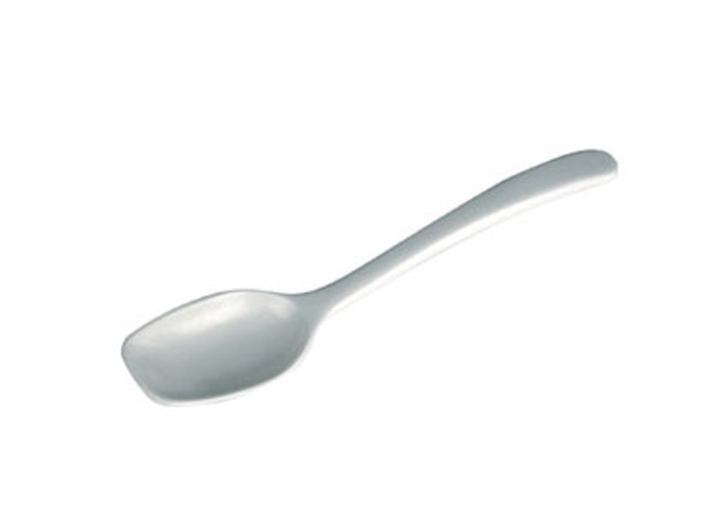 WHITE MELAMINE SMALL SPOON 182MM