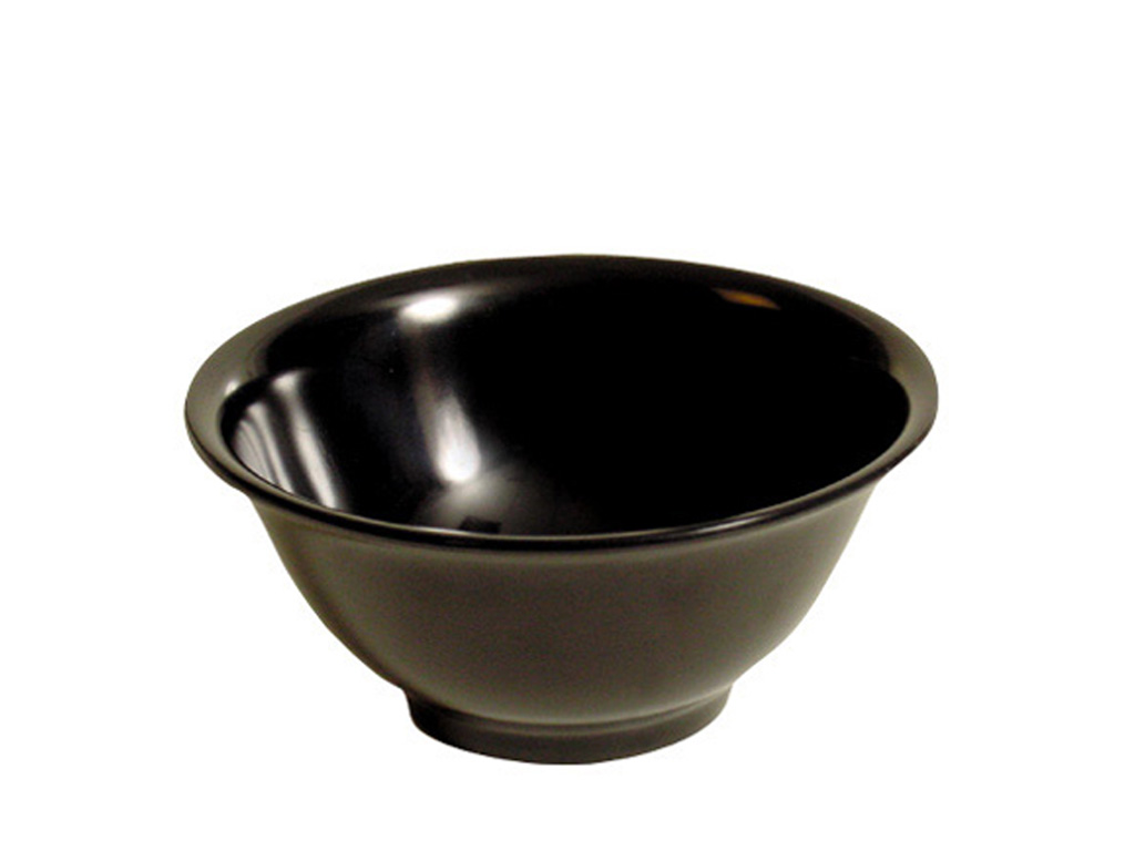 BLACK MELAMINE VALENCIA BOWL 205 X 95MM 1.5KG