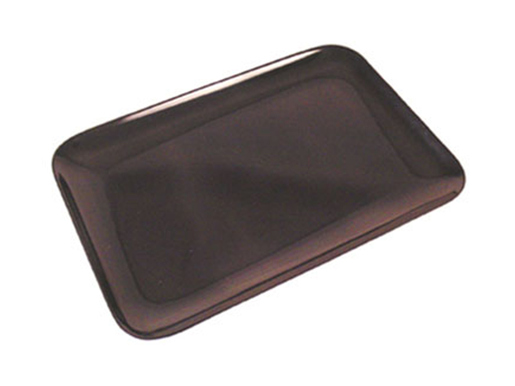 MELAMINE TRAY BLACK 230 X 330MM