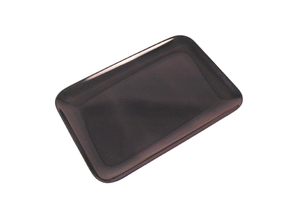 MELAMINE TRAY BLACK 200 X 290MM