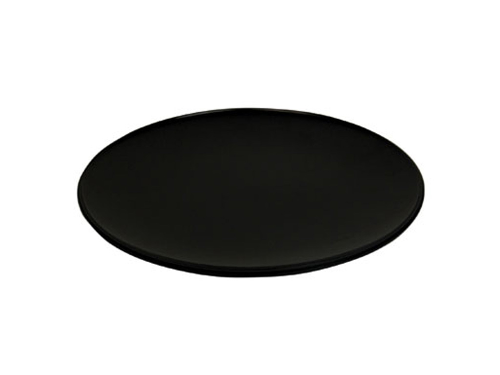 BLACK MELAMINE PLATE 267 X 267MM