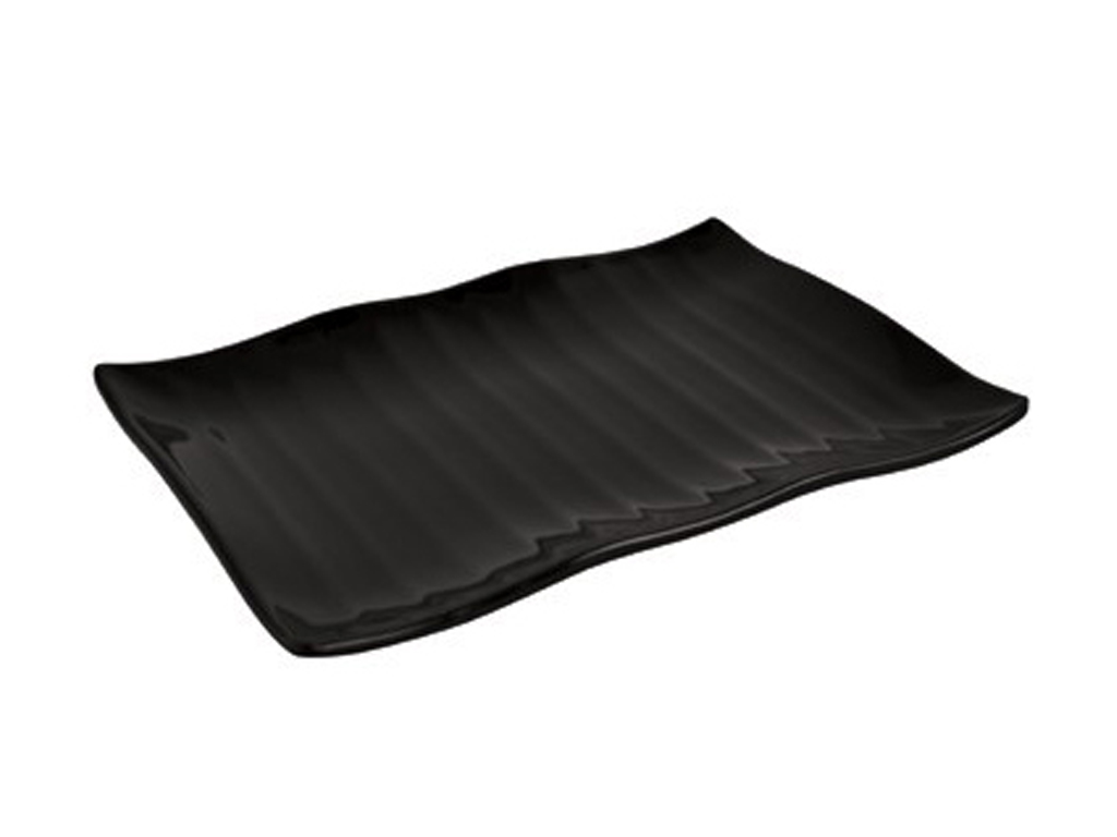 Wavy Platter Black 300 X 210 X 30MM