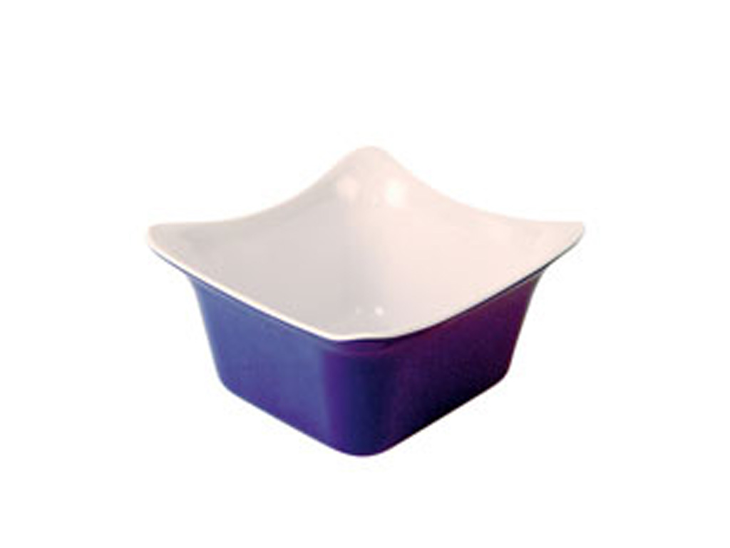 Fleur Crock Blue/White 176 X 162 X 100MM 1 Litre