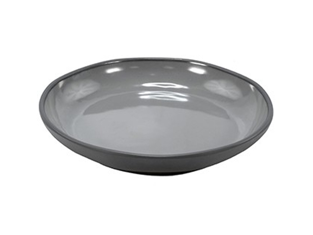 CHARCOAL GREY MARL LARGE DEEP PLATE 280X280X47MM