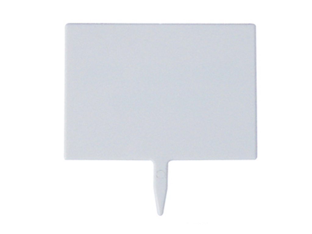 Ticket Pin Rectangular White 70MM X 50MM