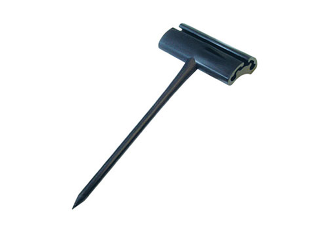 BLACK NYLON TICKET PIN 65MM BLACK 10/PACK