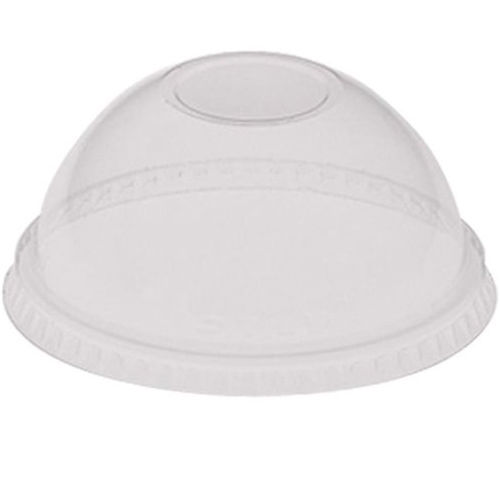 PLASTIC DOME LID NO HOLE TO SUIT 16/24OZ CUP