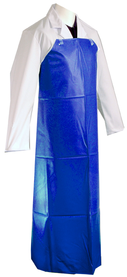 Pvc Heavyweight Apron 36" X 48" Blue