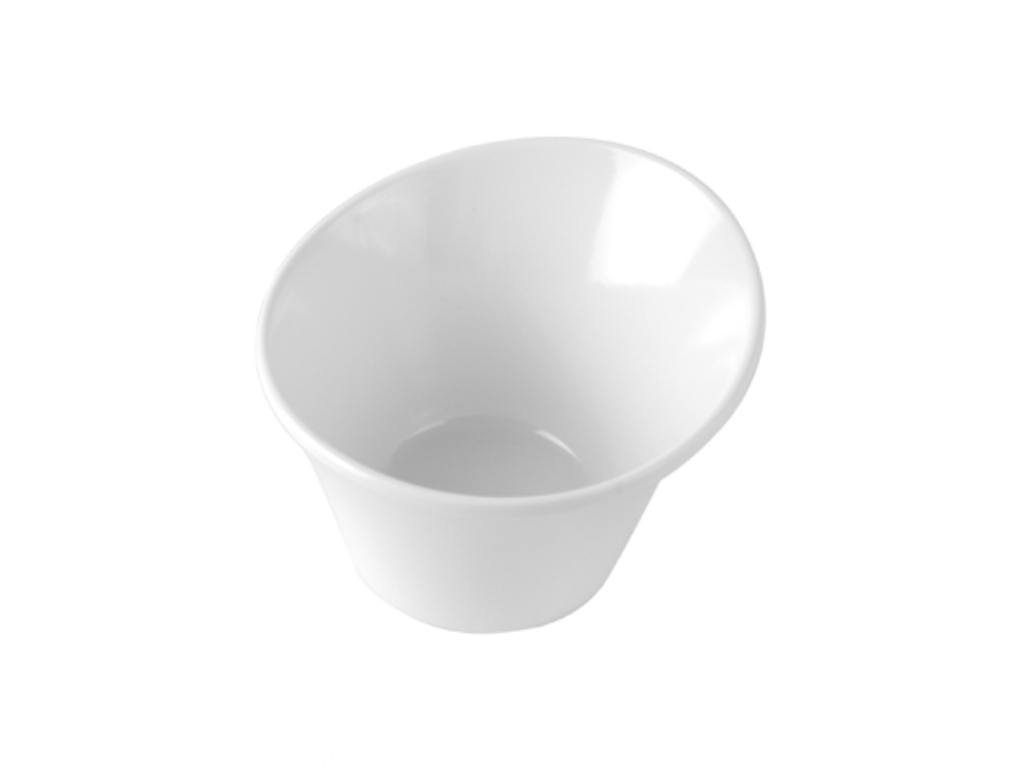 WHITE MELAMINE SMALL REEF BOWL 94X90X64MM 120ML