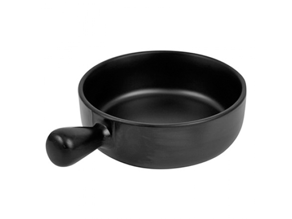 Black Stone Cast Effect Melamine Fry Pan