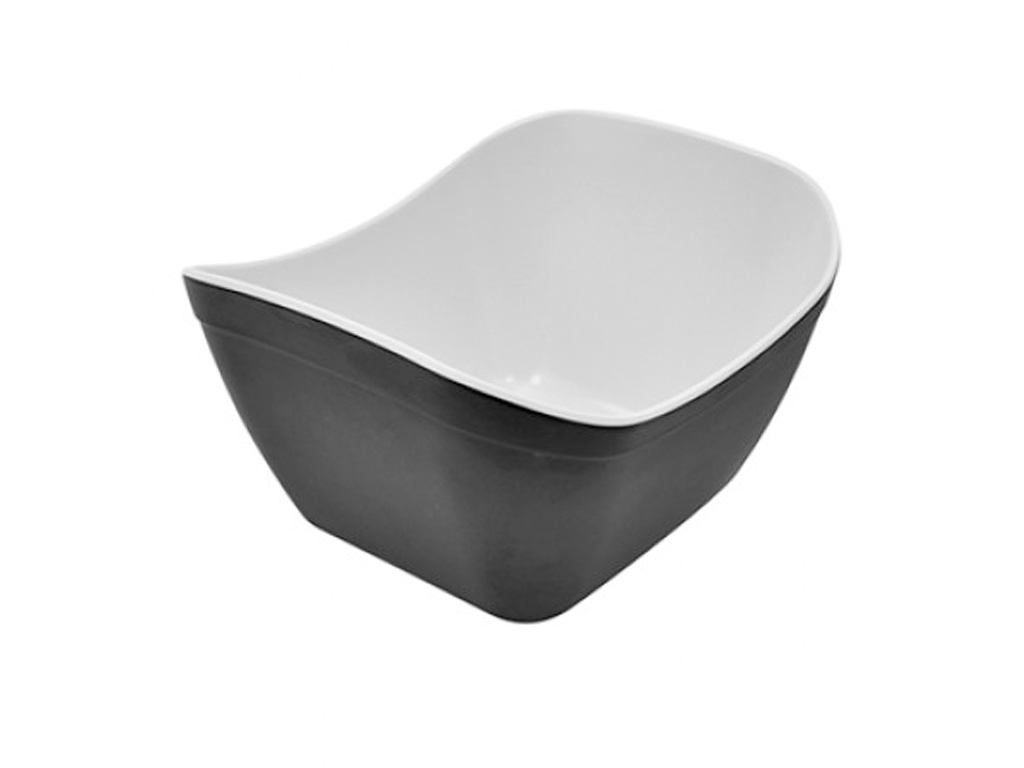 Black/White Matt Melamine 1/6 Verdura Crock 1L