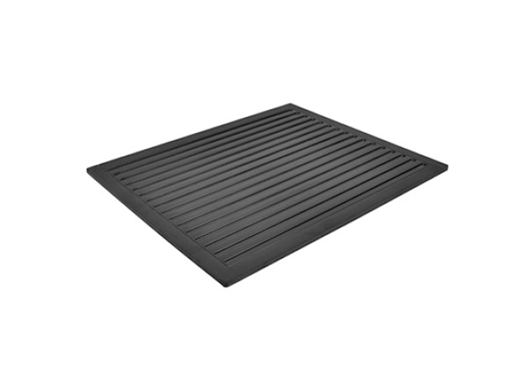 Black Melamine 1/2 Size Stave Platter 325X265X10