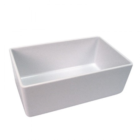 WHITE MELAMINE CHUNKY CROCK 3.2L 162x260x100mm