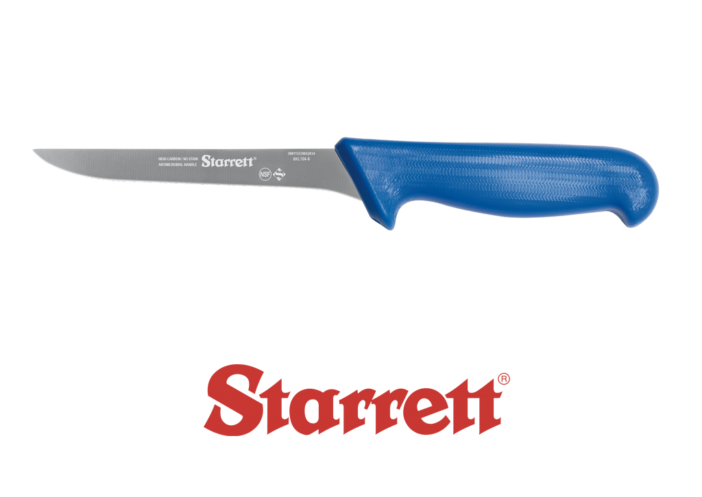 6" Boning Knife Blue Straight Narrow
