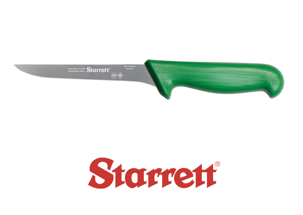 6" BONING KNIFE GREEN STRAIGHT NARROW