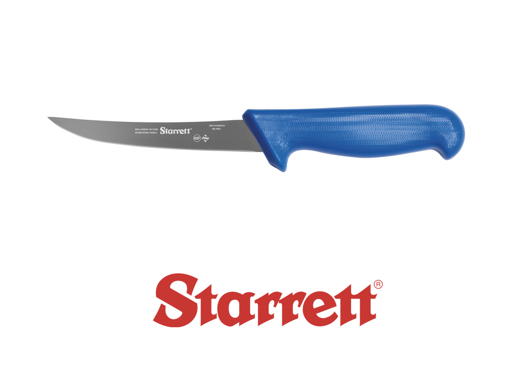 5" BONING KNIFE BLUE NARROW CURVED