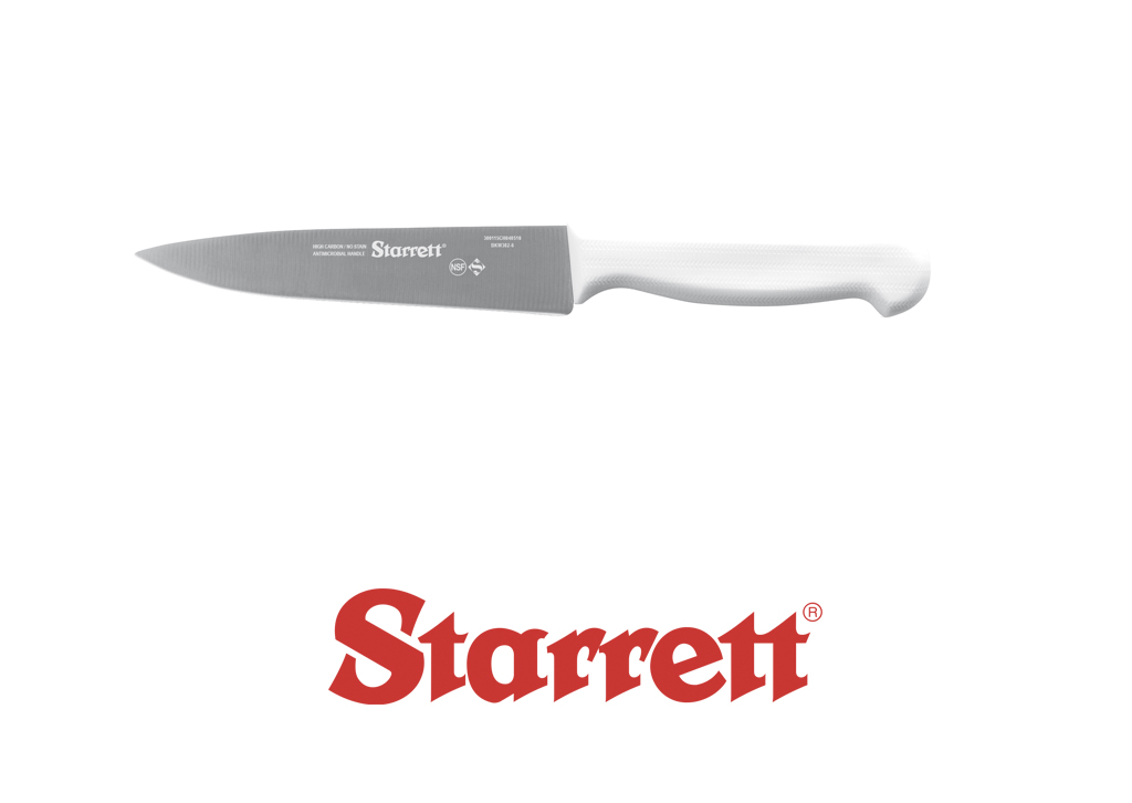 6" CHEFS KNIFE WHITE NARROW TRIANGULAR