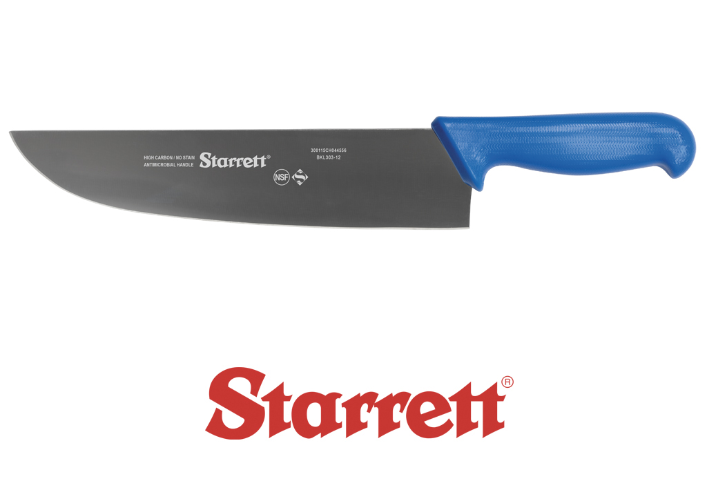 12" Chefs Knife Blue Wide Straight