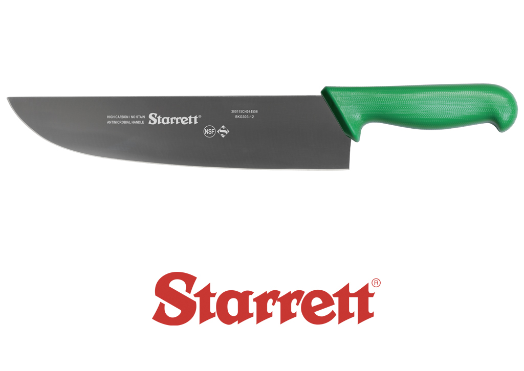 12" CHEFS KNIFE GREEN NARROW CURVED