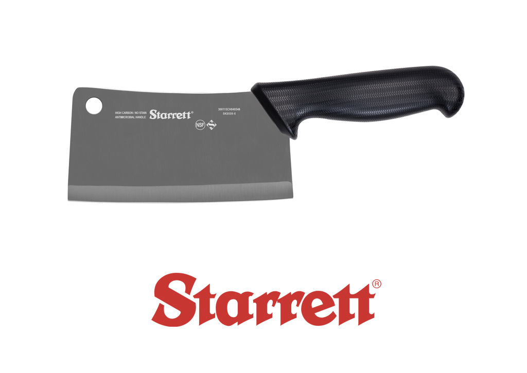 6" CLEAVER BLACK WIDE RECTANGULAR