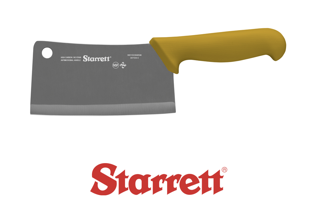 6" CLEAVER YELLOW WIDE RECTANGULAR