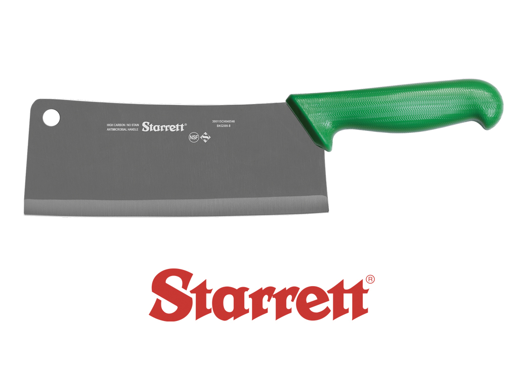 8" CLEAVER GREEN WIDE RECTANGULAR