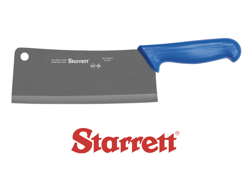 8" CLEAVER BLUE WIDE RECTANGULAR