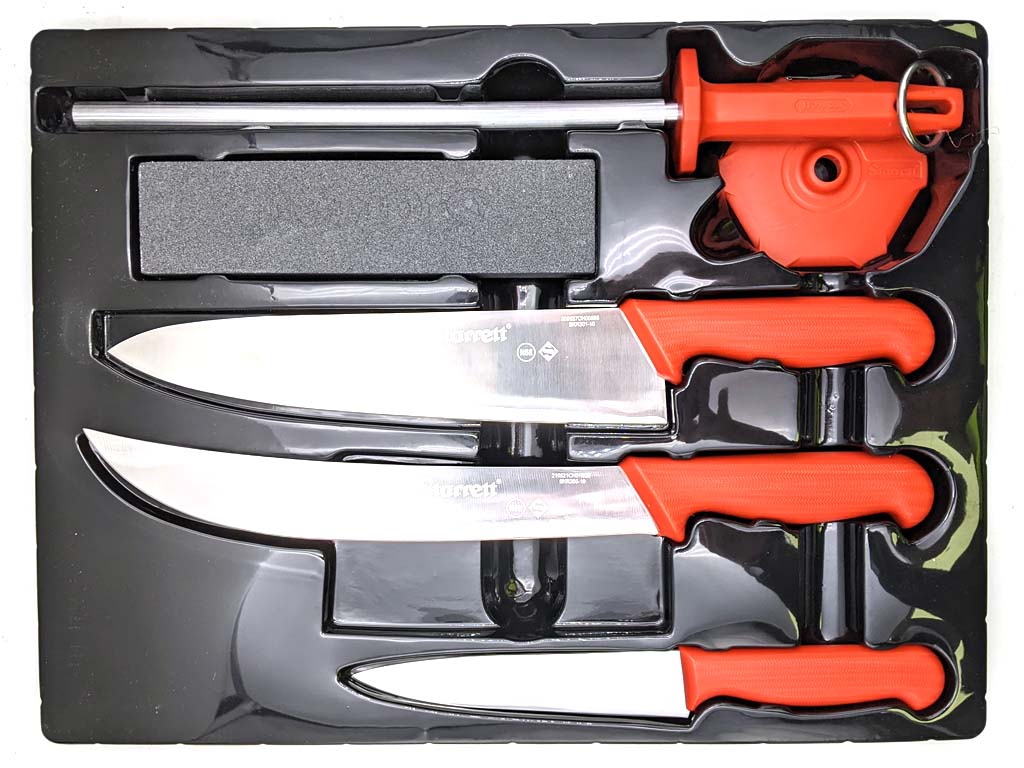 BBQ Knife Set 6PC Red BKK-6R