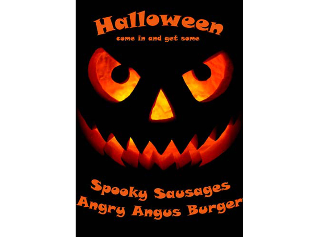 Spooky Sausage A1 Poster
