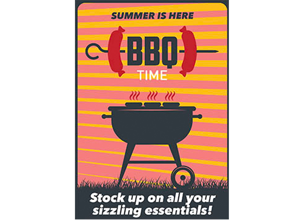 Summer Is Here BBQ Poster