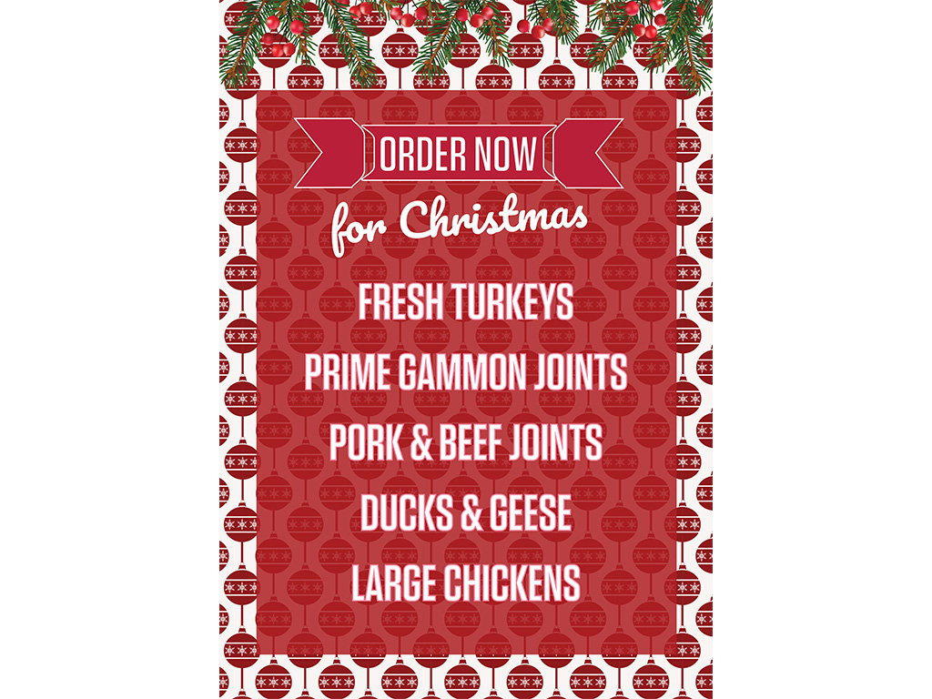 Christmas Poster Order Now For Christmas