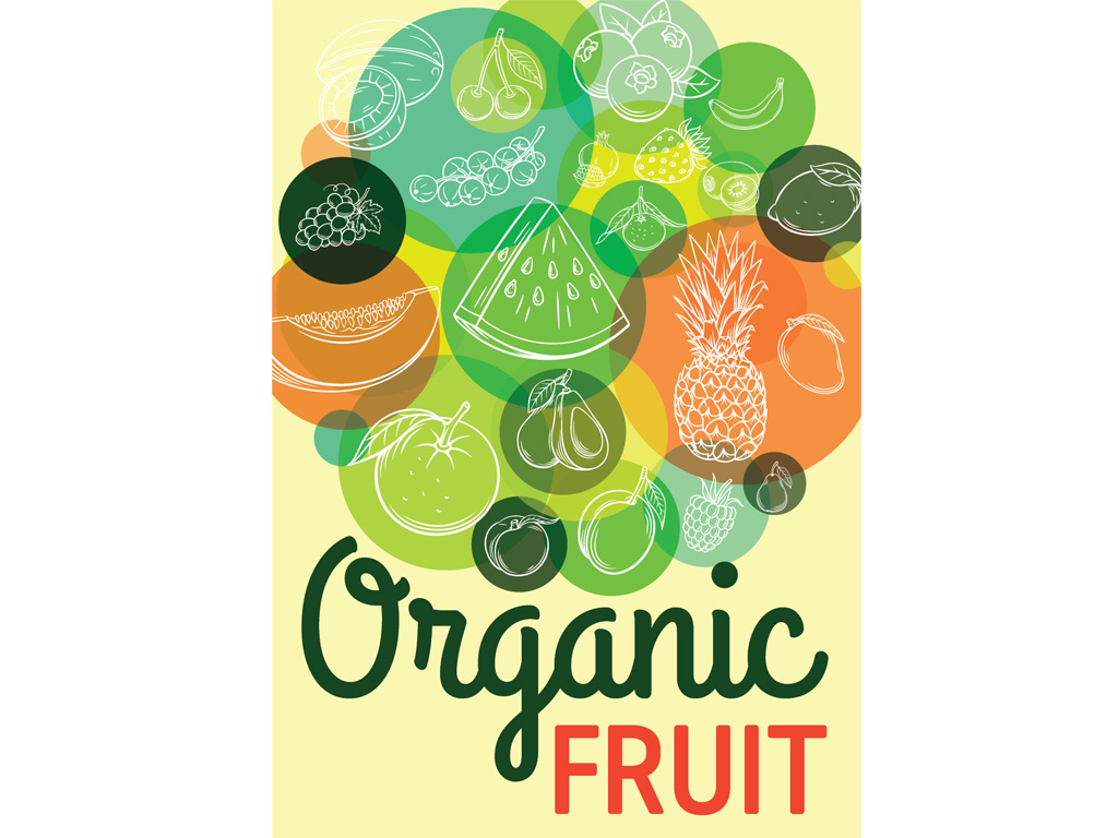 Organic Fruit Poster