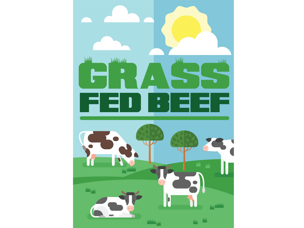 Grass Fed Beef Poster