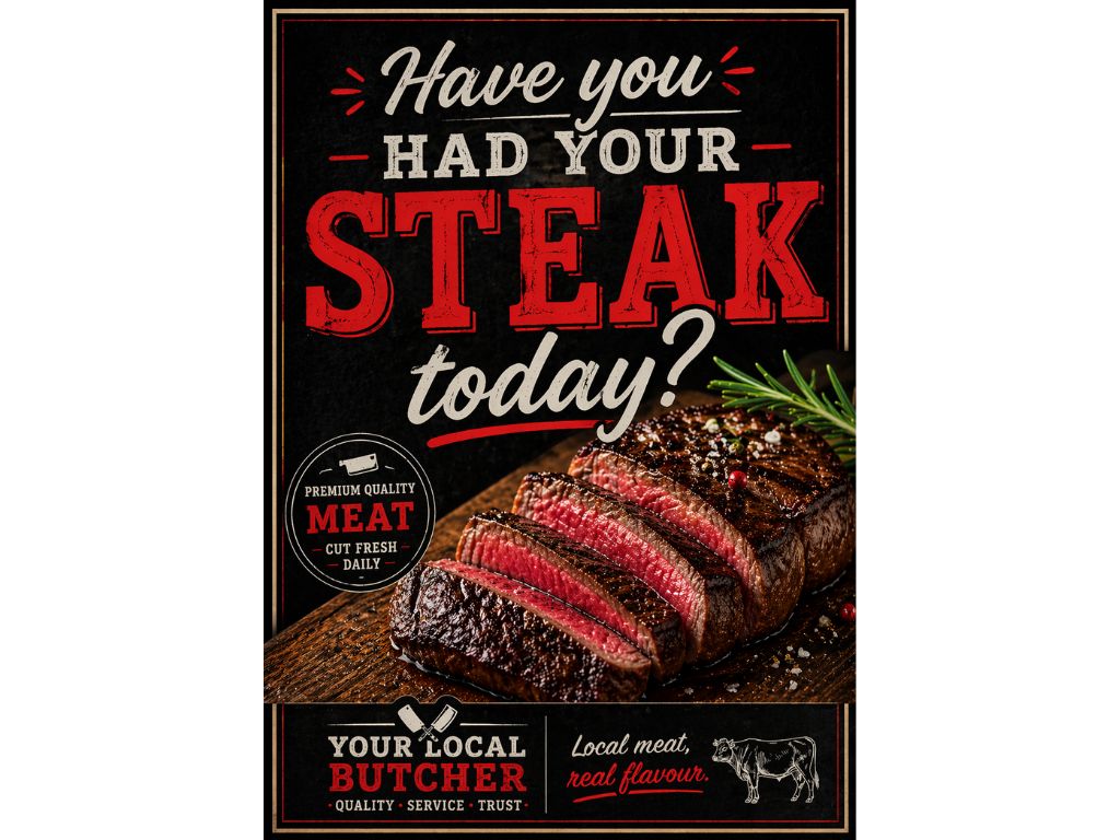 HAVE YOU HAD YOUR STEAK TODAY