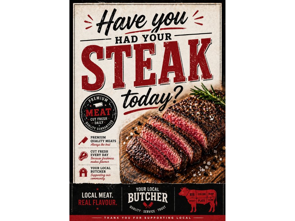HAVE YOU HAD YOUR STEAK TODAY