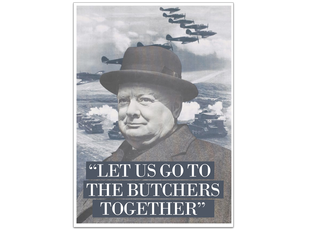 Churchill Poster A1 Portrait