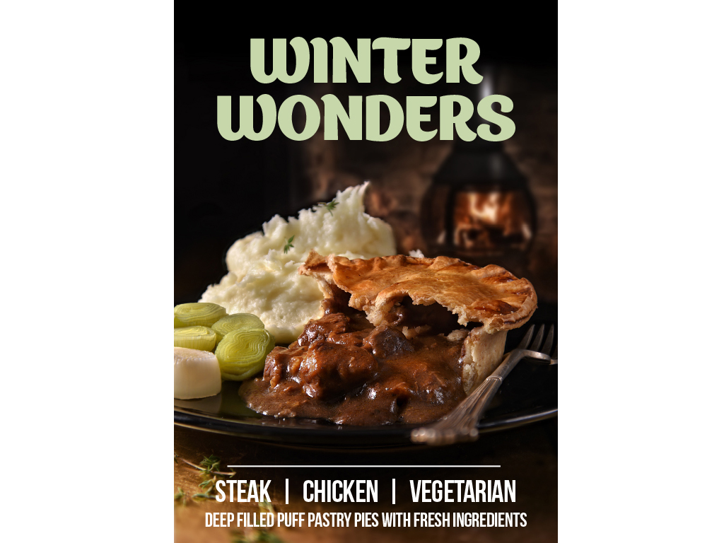 Winter Wonders Pie Poster A1