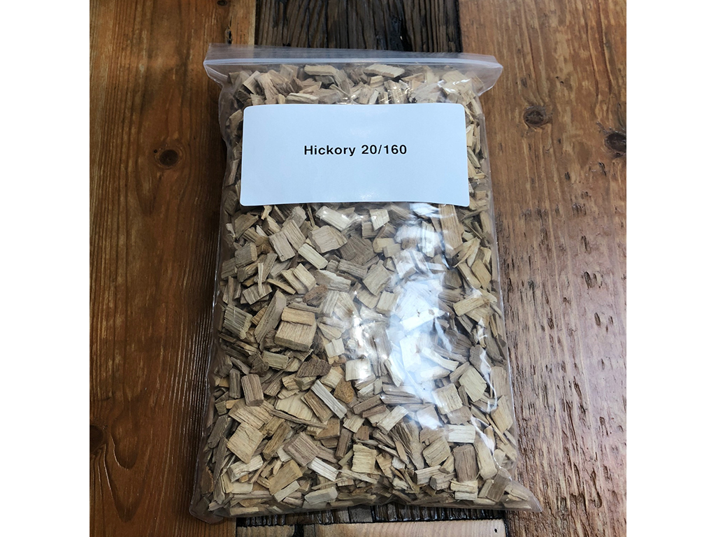 Hickory Wood Chips 20/160 15KG Sack