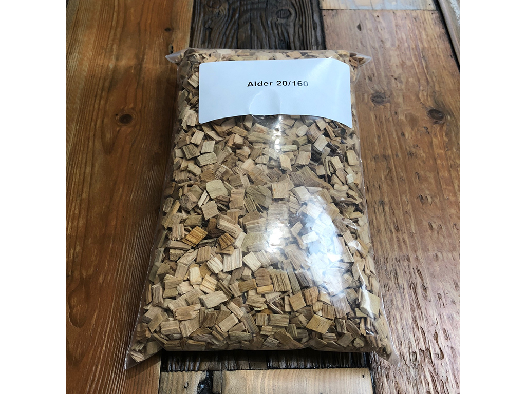 ALDER WOOD CHIPS 20/160 15KG SACK