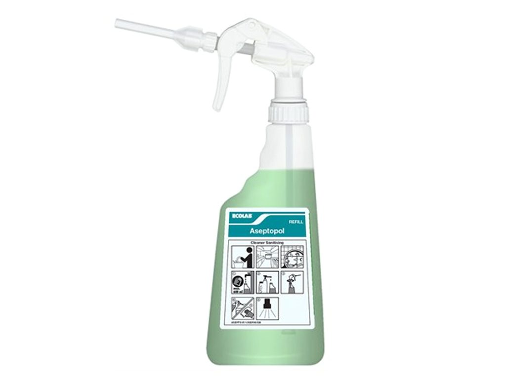 ASEPTOPOL SPRAY BOTTLES/HEAD X12