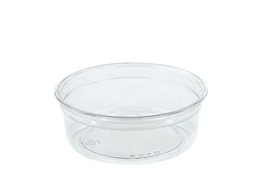8OZ RPET DELI POT BOX/500