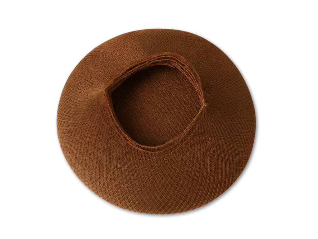 FINE NYLON HAIRNET DARK BROWN 100/PACK