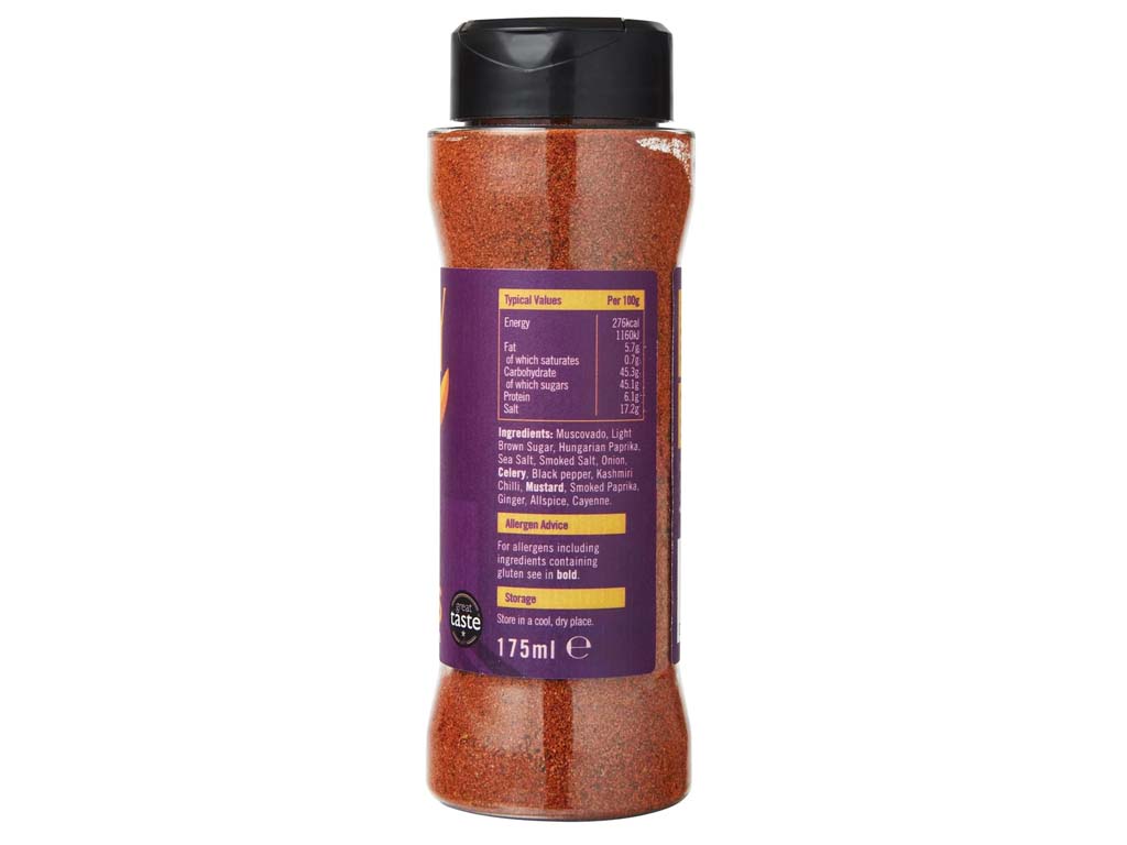 Kansas Sweet & Smoky Rub 175ML X 10 Per Case